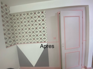Photo de galerie - Pose papier peint et peinture 