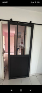Photo de galerie - Pose de porte coulissante 