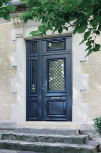 Photo de galerie - Porte d'entrée aluminium