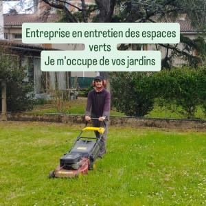 Photo de galerie - Tonte de pelouse chez un particulier