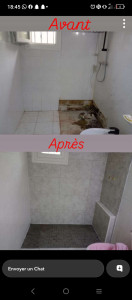 Photo de galerie - Douche italienne plus faience 