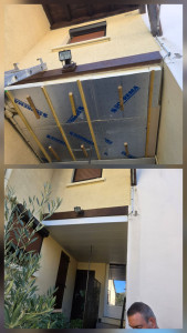 Photo de galerie - Isolation  plafond  plus posé pvc
