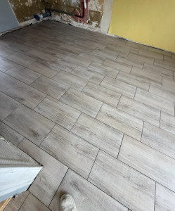 Photo de galerie - Pose carrelage logement 