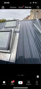 Photo de galerie - Pose de velux 