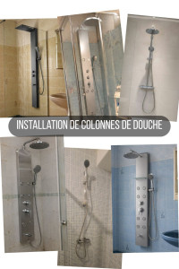 Photo de galerie - Une belle colonne de douche, ça change tout !

#petiteplomberie #renovation #salledebain #bienêtre #bricolage