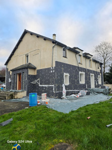Photo de galerie - Les travaux d'isolation extérieure sont réalisés avec méticulosité et je fournis un service axé sur le client.