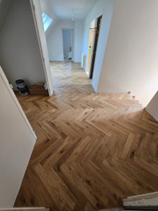 Photo de galerie - Travaux réalisé peinture et la posé de parquet 