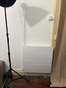 Photo de galerie - Pose d’un radiateur électrique 