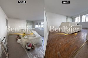 Photo de galerie - Rénovation complète du salon