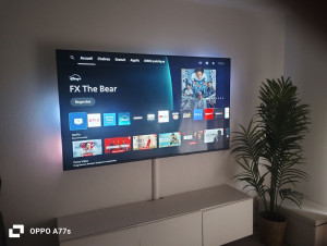 Photo de galerie - Installation et fixation d'un téléviseur au mur 