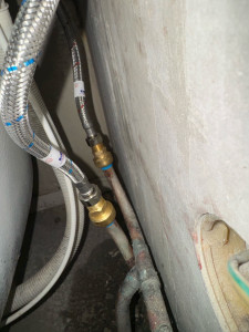 Photo de galerie - Remplacement de robinetterie et de flexible.
