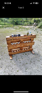 Photo de galerie - Création d’un petit bar extérieur 