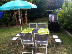 Photo de galerie - Kit table et chaise de camping (Camping)