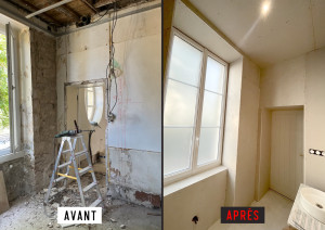 Photo de galerie - Rénovation WC : Démolition, Isolation, Electricité, Plomberie