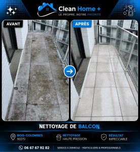 Photo de galerie - Nettoyage terrasse 