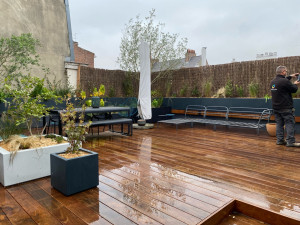 Photo de galerie - Création d’une terrasse rooftop