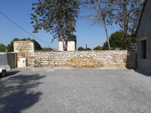 Photo de galerie - Rénovation mur en pierre