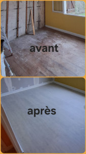 Photo de galerie - Pose de parquet - Revêtement de sol