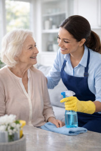 Photo de galerie - Accompagnement des personnes âgées.