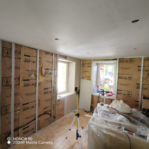 Photo de galerie - Isolation des murs périphériques