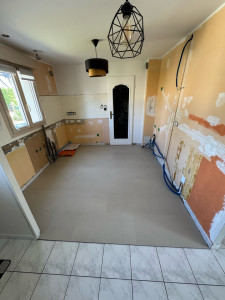 Photo de galerie - Pose de parquet - Revêtement de sol