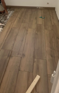 Photo de galerie - Pose de parquet - Revêtement de sol