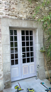 Photo de galerie - Porte tierce sur mesure bois 