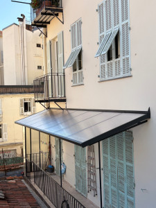 Photo de galerie - Auvent en alu