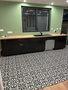 Photo de galerie - Montage meubles et plan de travail 