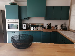 Photo de galerie - Peinture meubles de cuisine 

