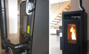 Photo de galerie - Installation d'un poêle à granulés 