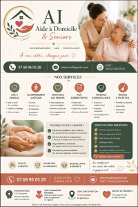 Photo de galerie - Aide à domicile à Toulouse
Ménage, accompagnement, assistance aux seniors, ménage Airbnb et après chantier… je m'occupe de tout, avec bienveillance et professionnalisme.