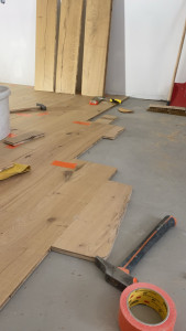 Photo de galerie - Pose de parquet - Revêtement de sol