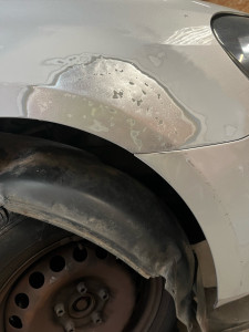 Photo de galerie - Aile avant droite redresser 