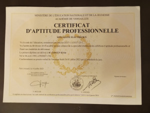 Photo de galerie - Diplôme 