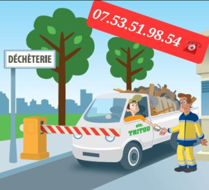 Photo de galerie - Débarrassage à la déchetterie
- Appartement
- Maison 
- Garage 
- Cave 
- Grenier