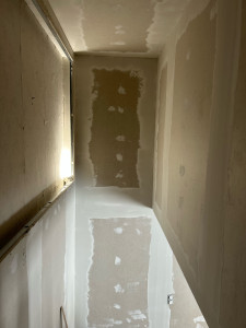 Photo de galerie - Réalisation de plusieurs mur en ba13