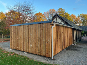 Photo de galerie - Pose de bardage en chevauchement 