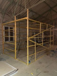 Photo de galerie - Construction de structure pour futur bureau