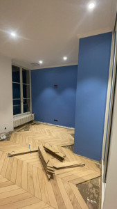 Photo de galerie - Finitions + pose de parquet 