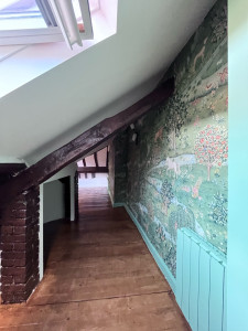 Photo de galerie - Peinture, parquet et pose de papier peint.