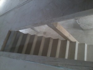 Photo de galerie - escalier beton et planchers hourdis