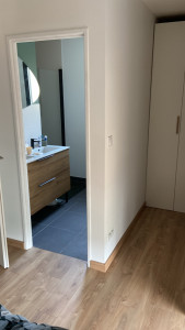 Photo de galerie - Plomberie,meuble  avec lavabo double vasque 