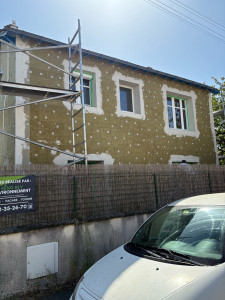 Photo de galerie - Isolation extérieur en laine de roche 