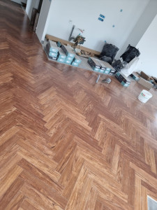 Photo de galerie - Pose de parquet