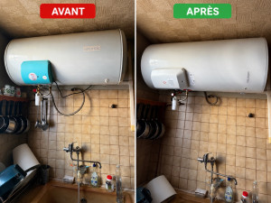 Photo de galerie - Remplacement d’un Chauffe-eau HS par un neuf 