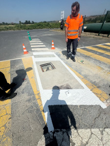 Photo de galerie - Peinture routière