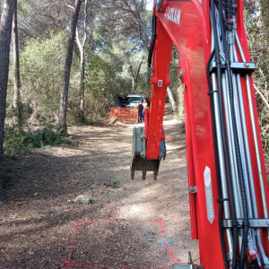 Photo de galerie - Pose canalisation 