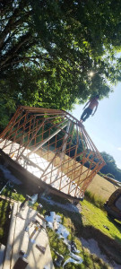 Photo de galerie - Fabrication yourte
