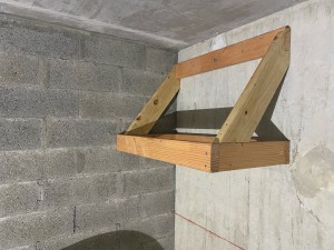 Photo de galerie - Création d’un rack a pneus pour l’aménagement d’un garage